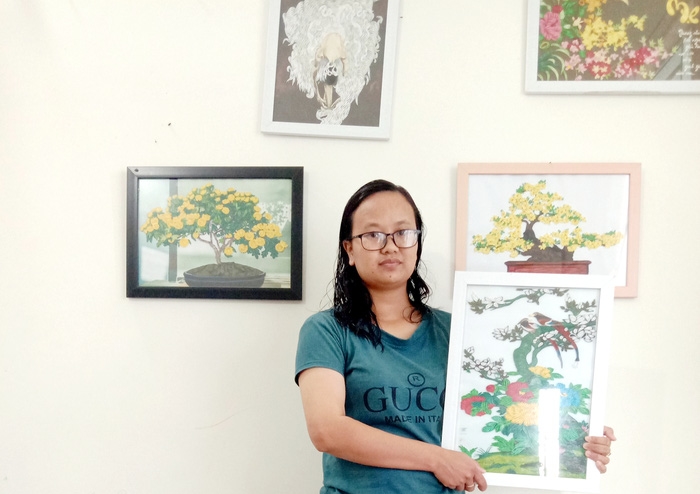 Mang lại giá trị sống cho người khiếm khuyết từ tranh giấy xoắn