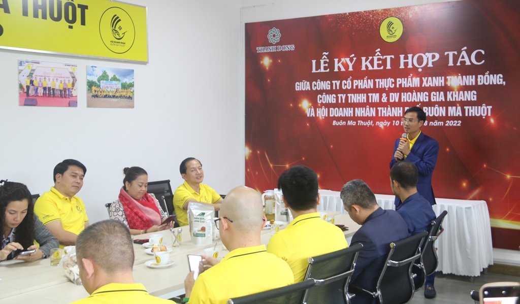 Hội Doanh nhân TP. Buôn Ma Thuột ký kết thỏa thuận hợp tác hỗ trợ doanh nghiệp