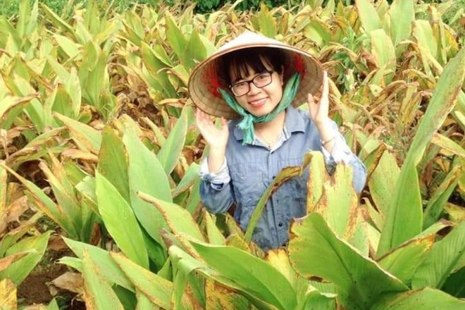 Rời TPHCM, cô gái quê nghèo thành công với củ nghệ bán ở trời Tây