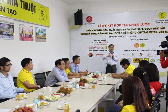 Đưa thực phẩm đặc sản, OCOP Đắk Lắk vào hệ thống siêu thị Central Retail