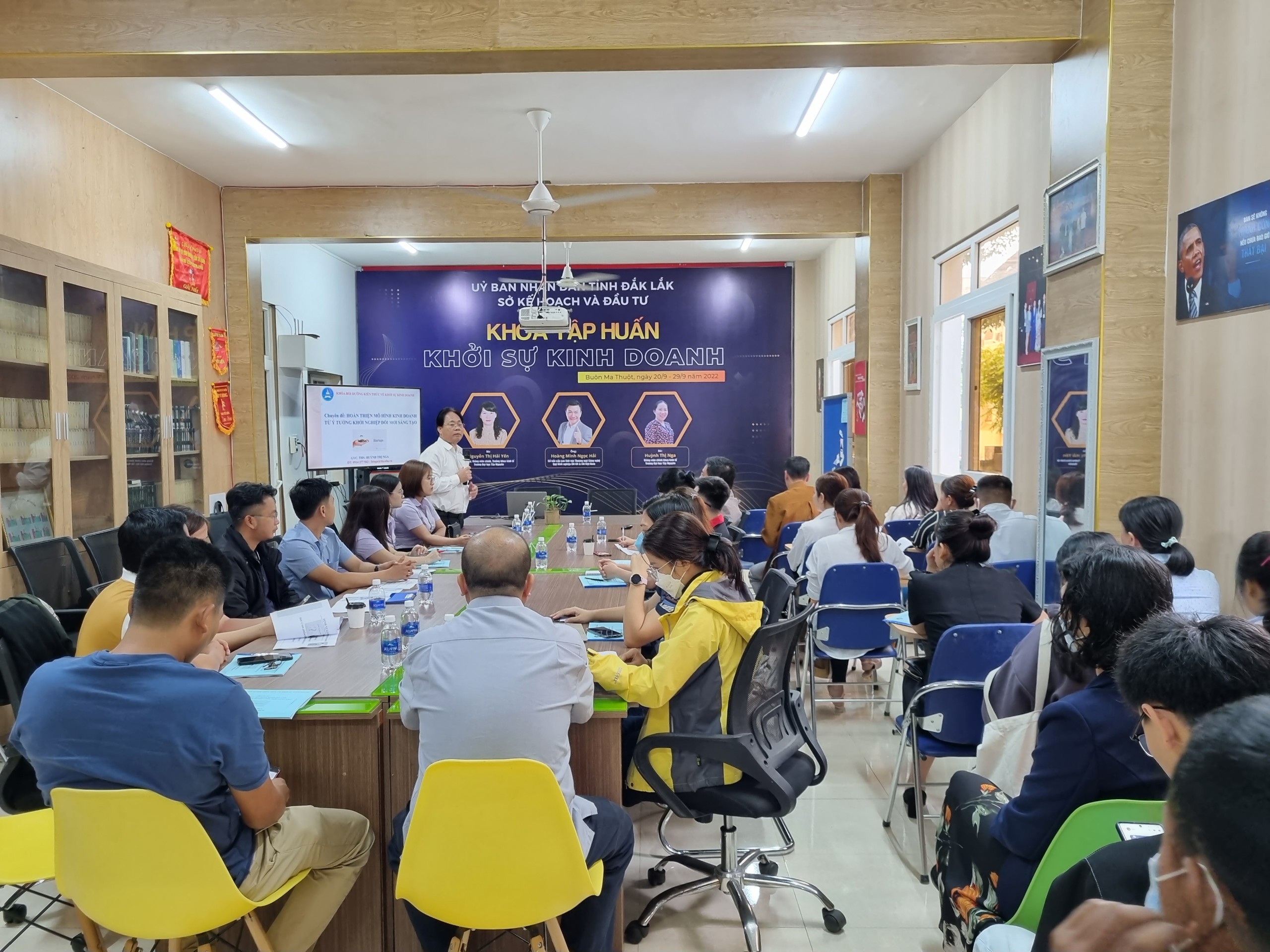 Tập huấn kiến thức khởi sự kinh doanh cho tổ chức, cá nhân, doanh nghiệp khởi nghiệp