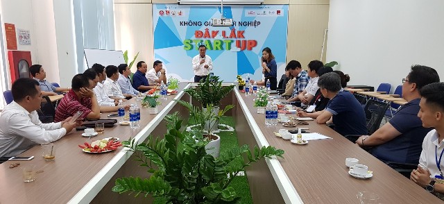 Đoàn doanh nghiệp Hàn Quốc thăm và làm việc với hội Doanh nhân trẻ tỉnh Đắk Lắk tại Không gian Khởi nghiệp - Đắk Lắk Startup